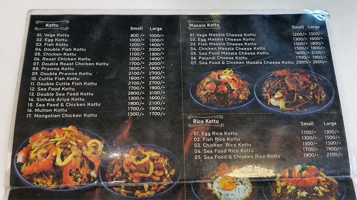 Menu Mr Kottu Grand - Kaduwela-1