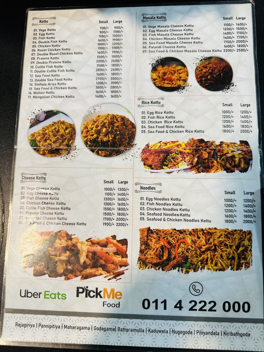Menu Mr Kottu Grand - Kaduwela-10